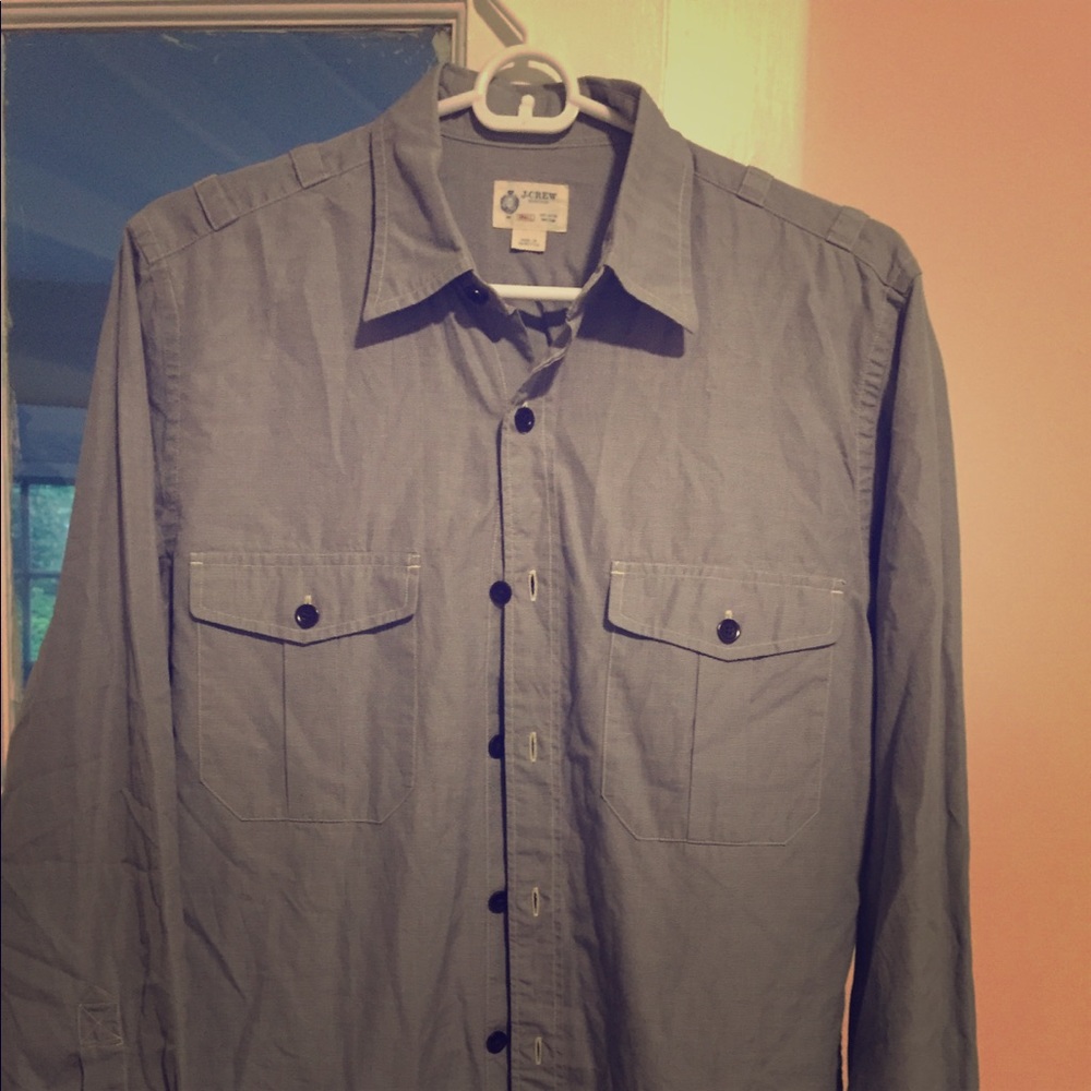 Vintage j crew button down casual shirt
